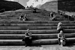 People on the Stair