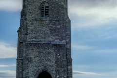 Glastonbury Tor with Figure