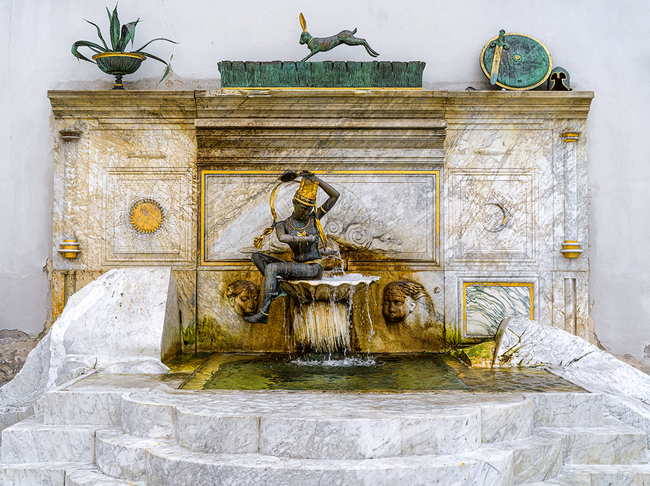 Fountain in Massa-Tuscany