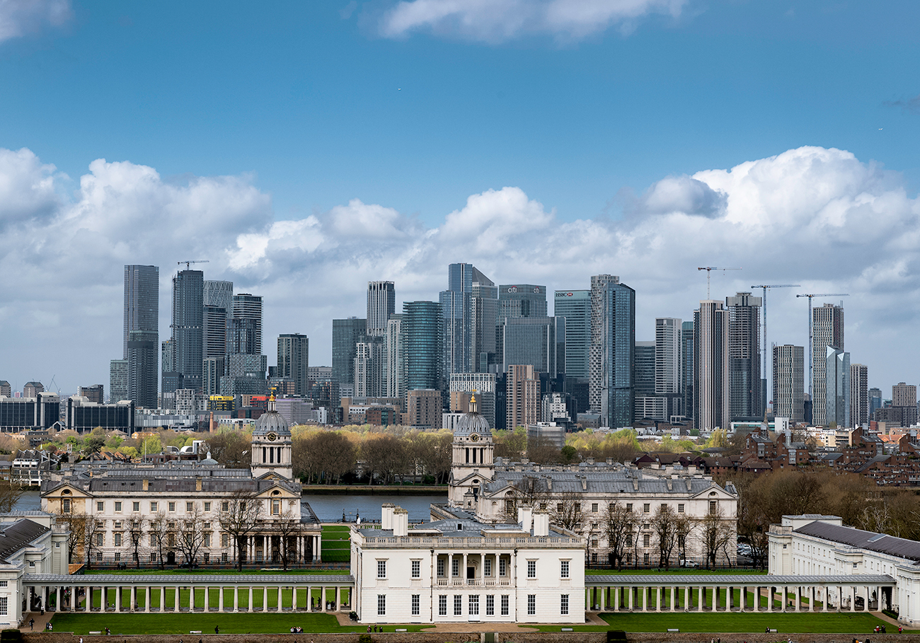 London face Greenwich