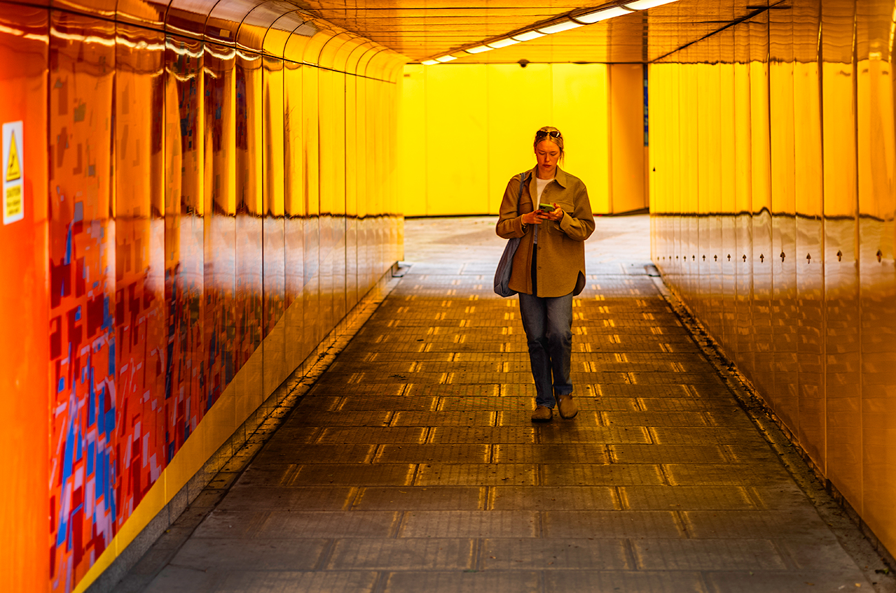 A Girl in the Tunnel