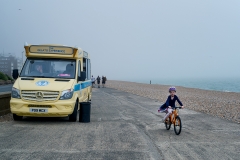 Little Cyclist on Seaford Promenade