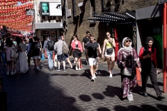 There are a lot of People in the Street